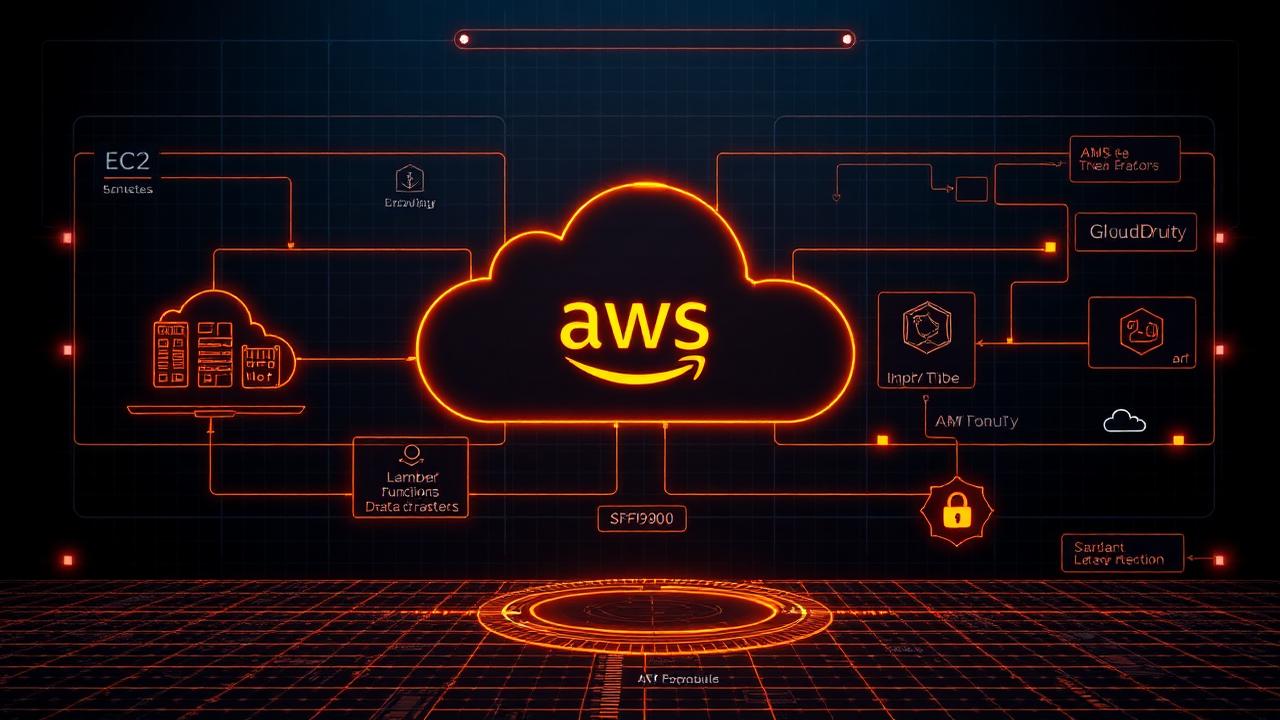 AWS cloud SOC dashboard with CloudTrail, GuardDuty and attack chains