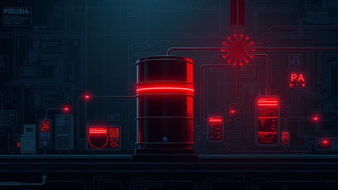 Industrial SCADA tank process with PLC and DPI gateway